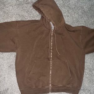 Brown Brandy Melville Hoodie